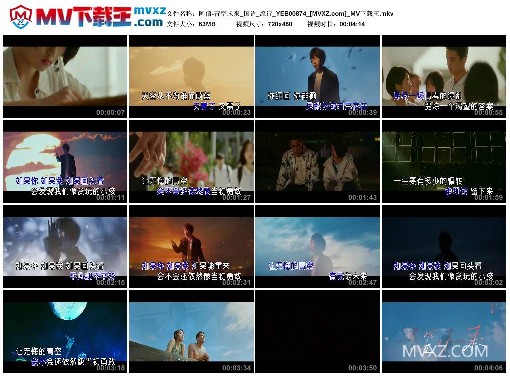 阿信-青空未来_国语_流行_YEB00874